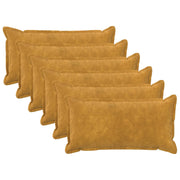 Presvlaka za jastuk 6 pcs HOUTEN Žuta 40 x 80 cm
