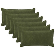 Presvlaka za jastuk 6 pcs HOUTEN Zelena 40 x 80 cm