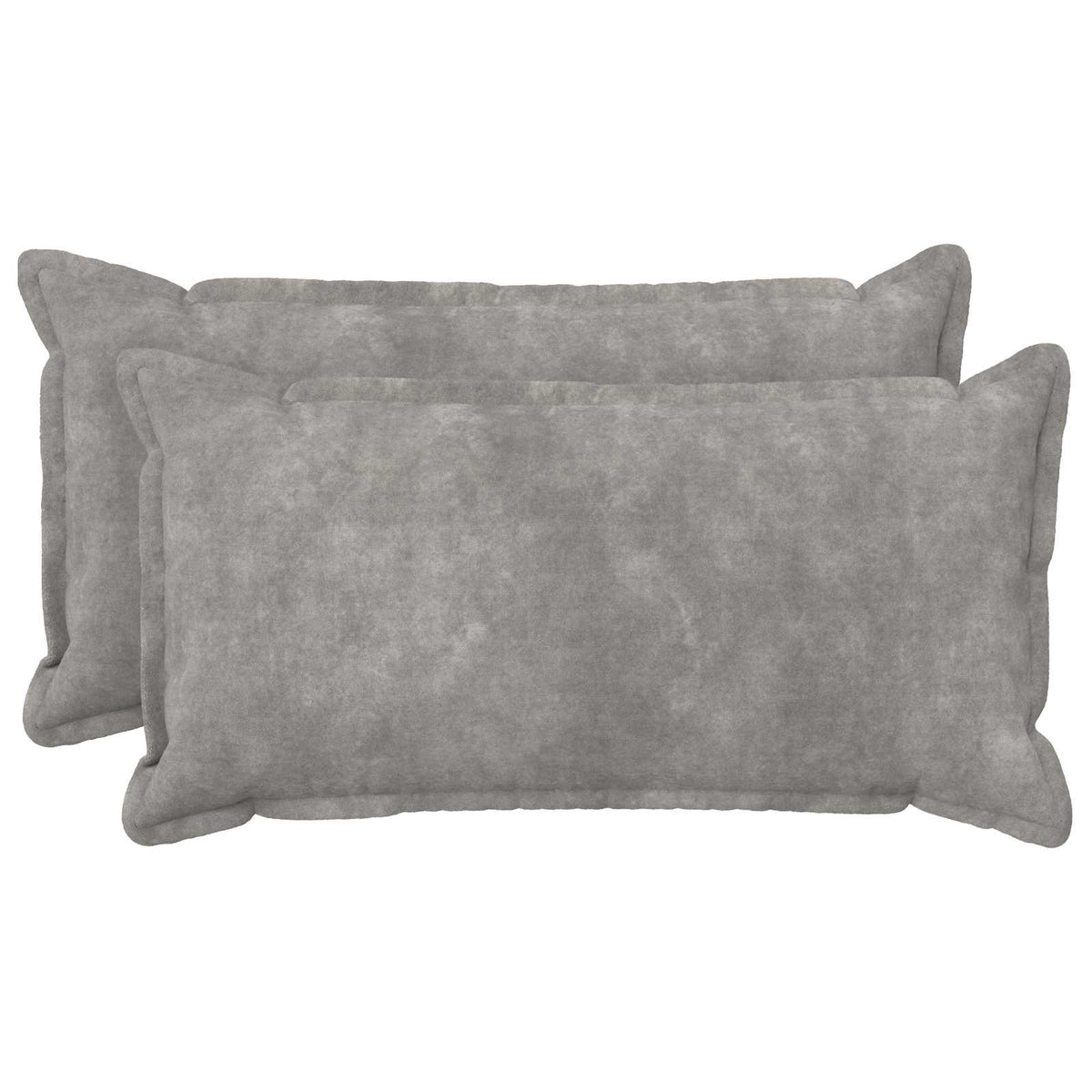 Presvlaka za jastuk 2 pcs HOUTEN Svjetlosiva 40 x 80 cm