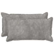 Presvlaka za jastuk 2 pcs HOUTEN Svjetlosiva 40 x 80 cm