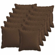 Presvlaka za jastuk 12 pcs HOUTEN Smeđa 45 x 45 cm Umjetni lan