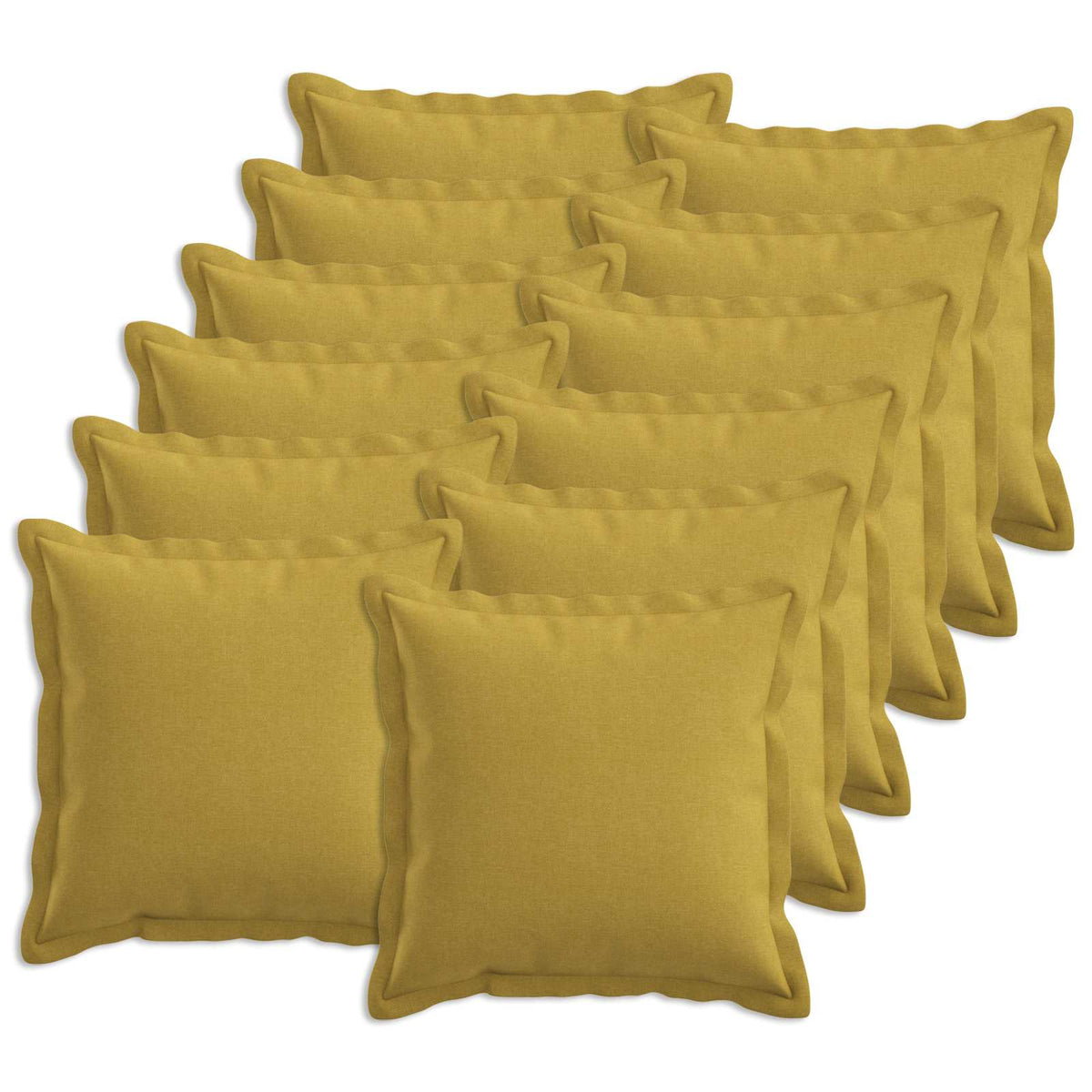 Presvlaka za jastuk 12 pcs HOUTEN Svijetlo zelena 45 x 45 cm