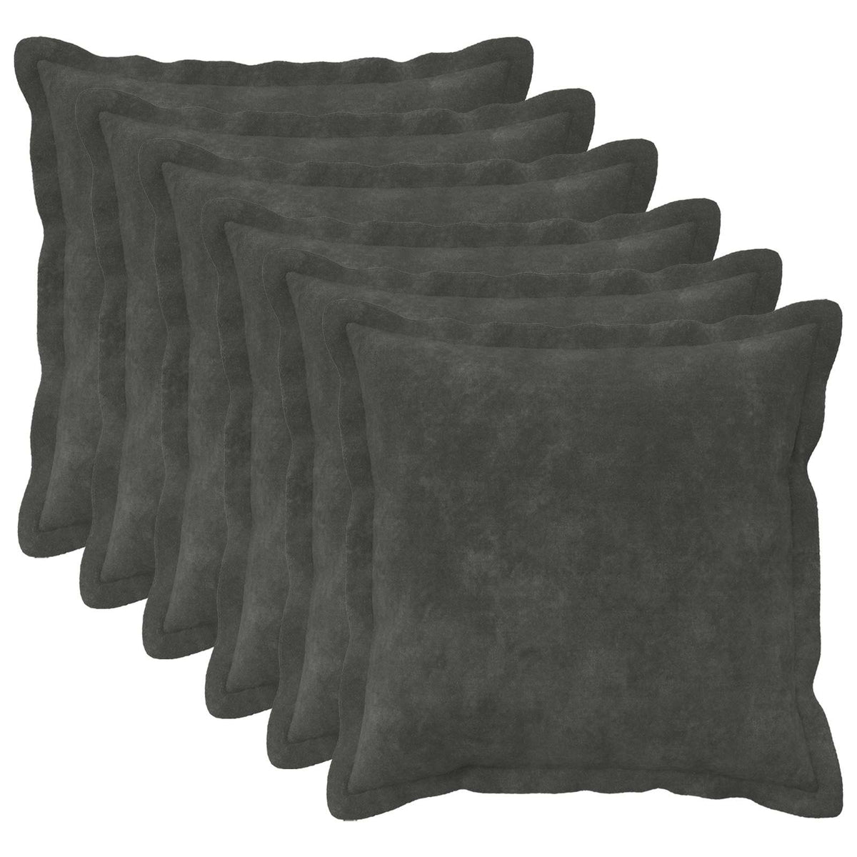 Presvlaka za jastuk 6 pcs HOUTEN Antracit 45 x 45 cm