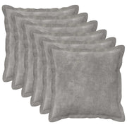 Presvlaka za jastuk 6 pcs HOUTEN Svjetlosiva 45 x 45 cm
