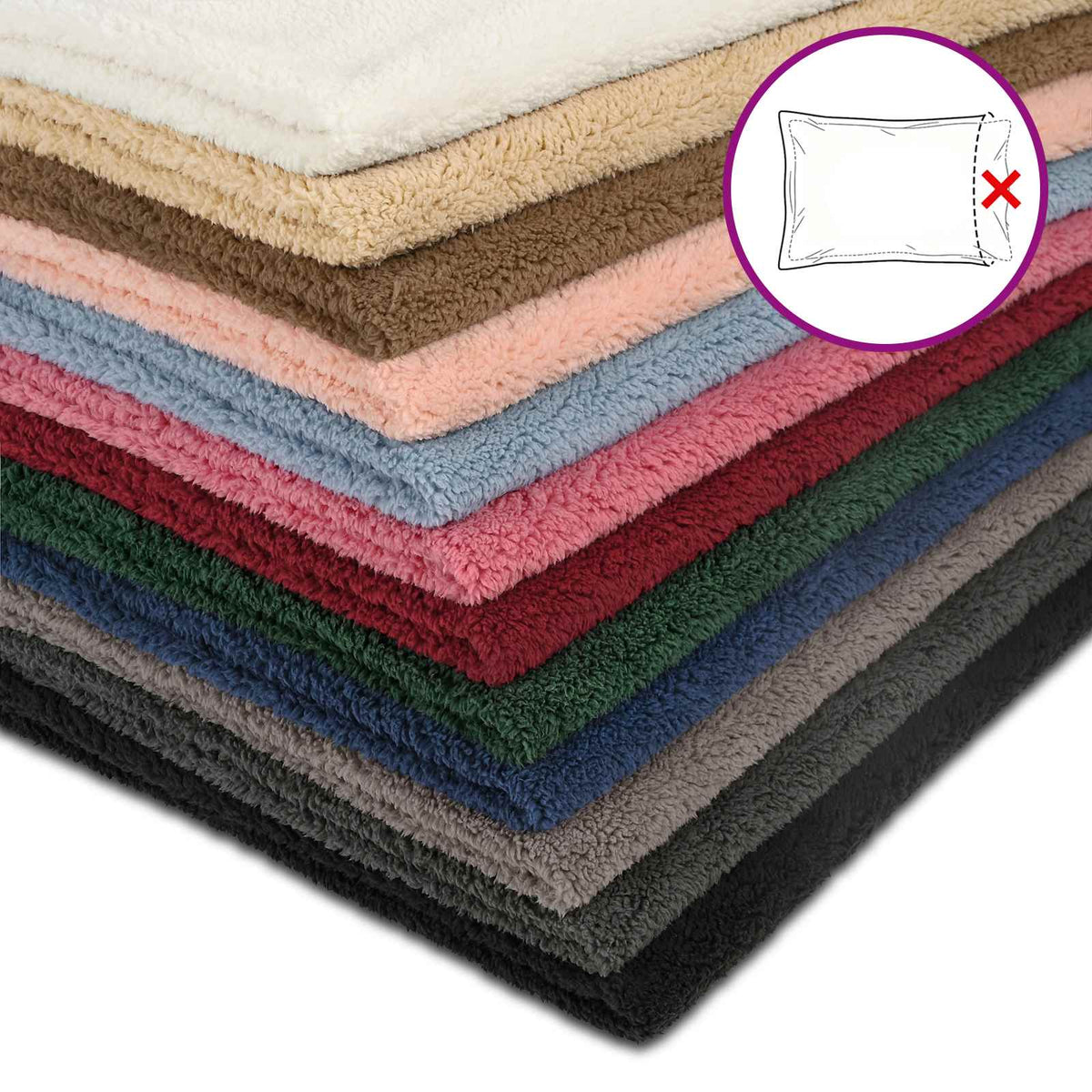 Presvlaka za jastuk 2 pcs HOUTEN Tamnozelena 45 x 45 cm Bouclé