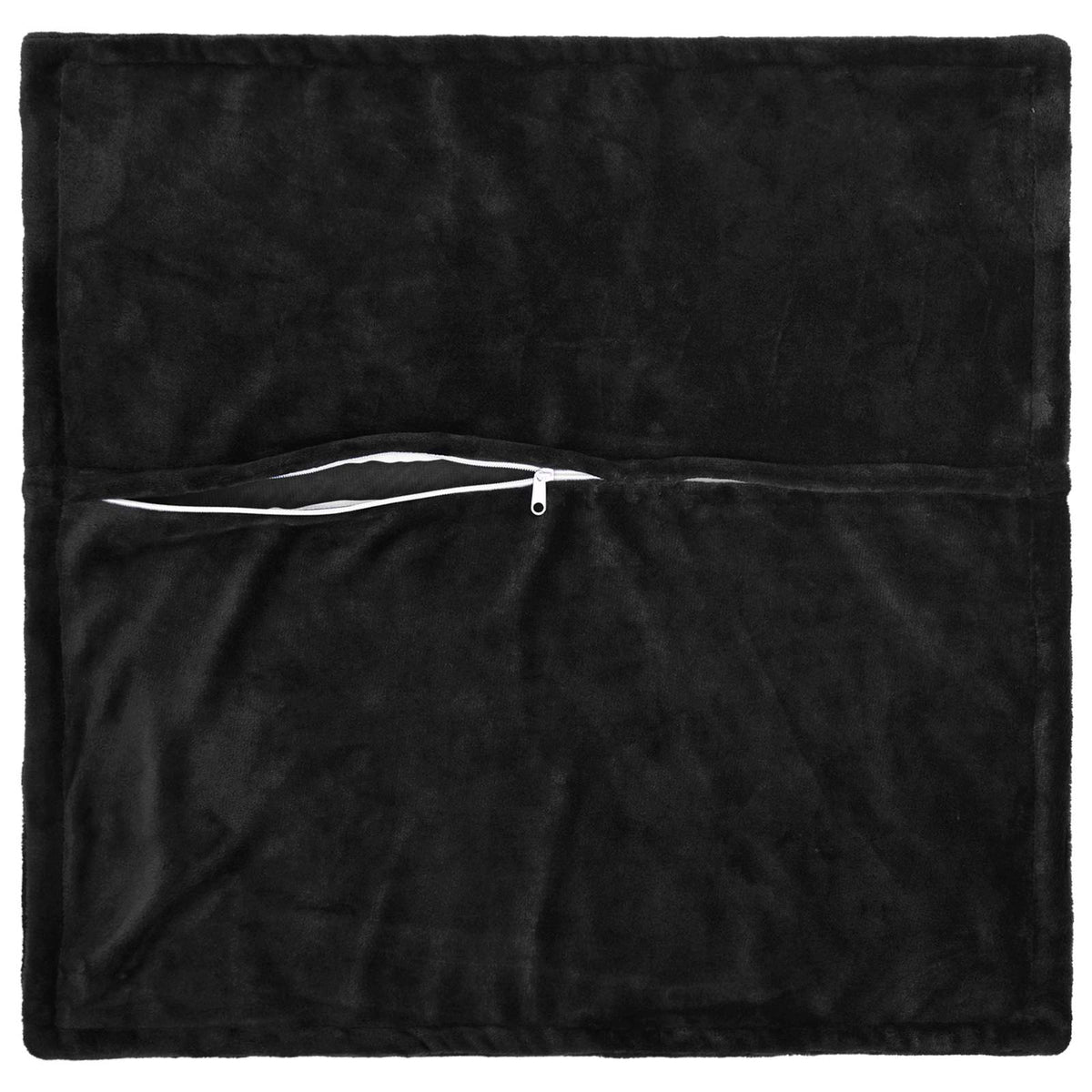 Presvlaka za jastuk 2 pcs HOUTEN Crna 45 x 45 cm Flanel