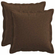 Presvlaka za jastuk 2 pcs HOUTEN Smeđa 50 x 50 cm Umjetni lan