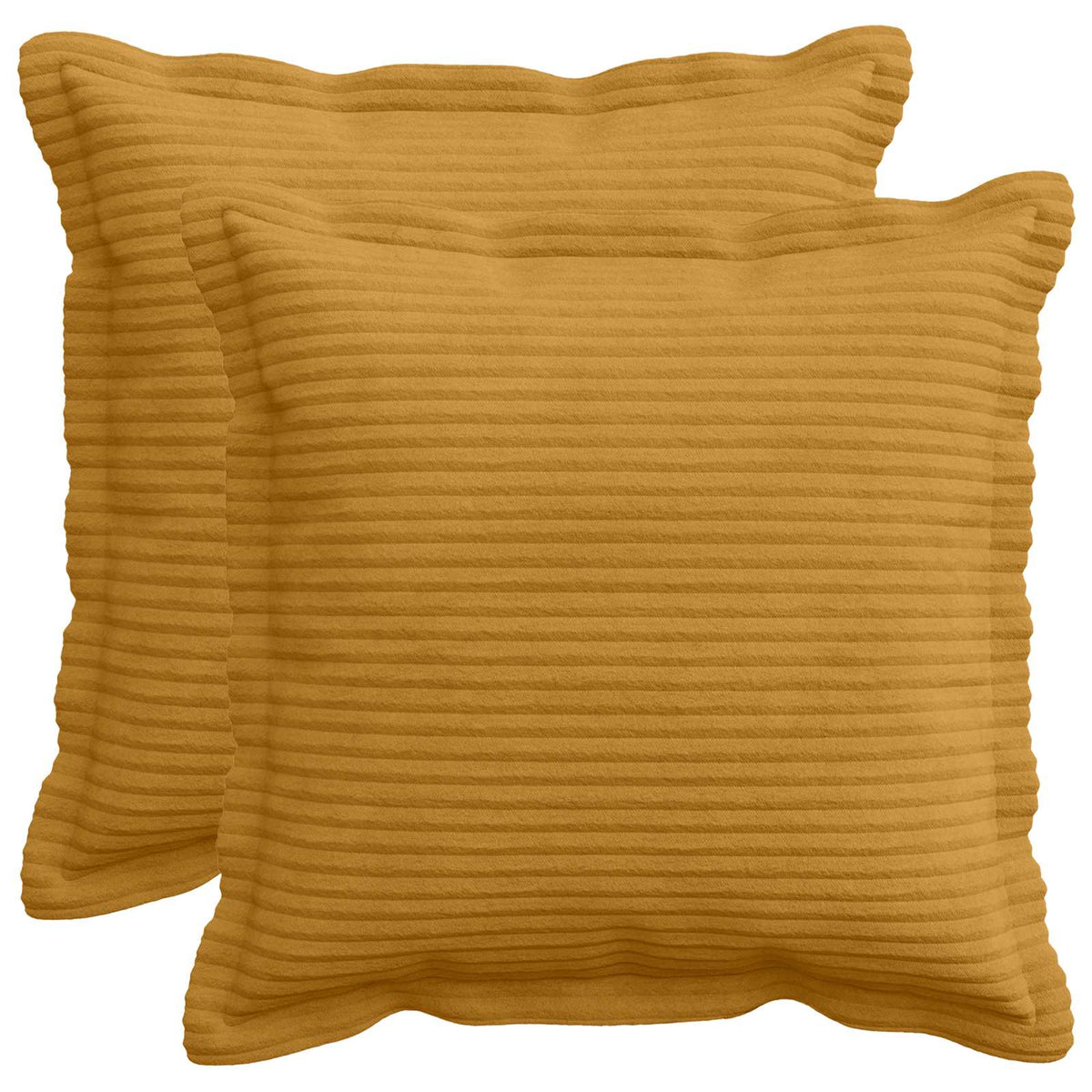 Presvlaka za jastuk 2 kom. HOUTEN Žuta 50 x 50 cm Kord