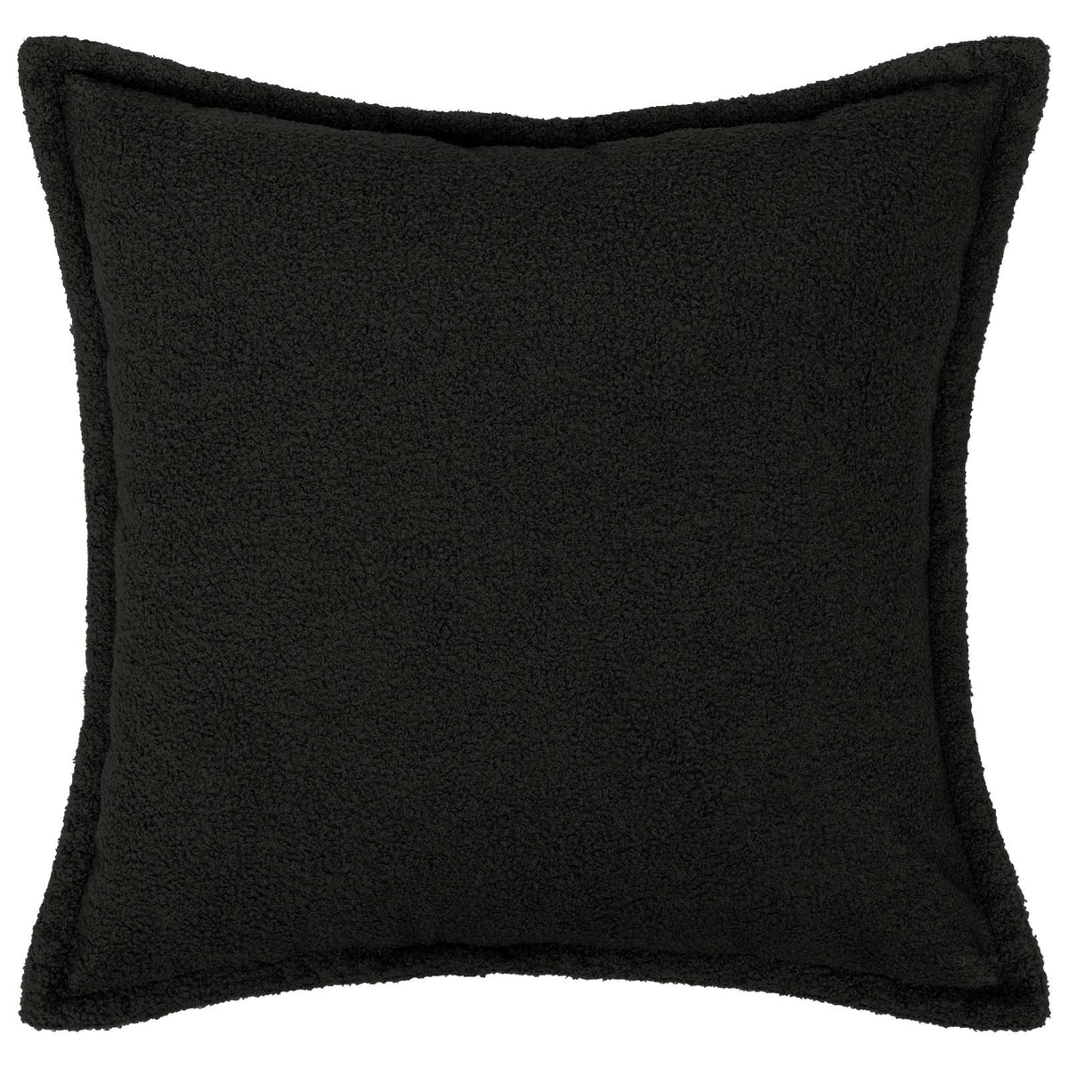 Presvlaka za jastuk 6 pcs HOUTEN Crna 50 x 50 cm Bouclé