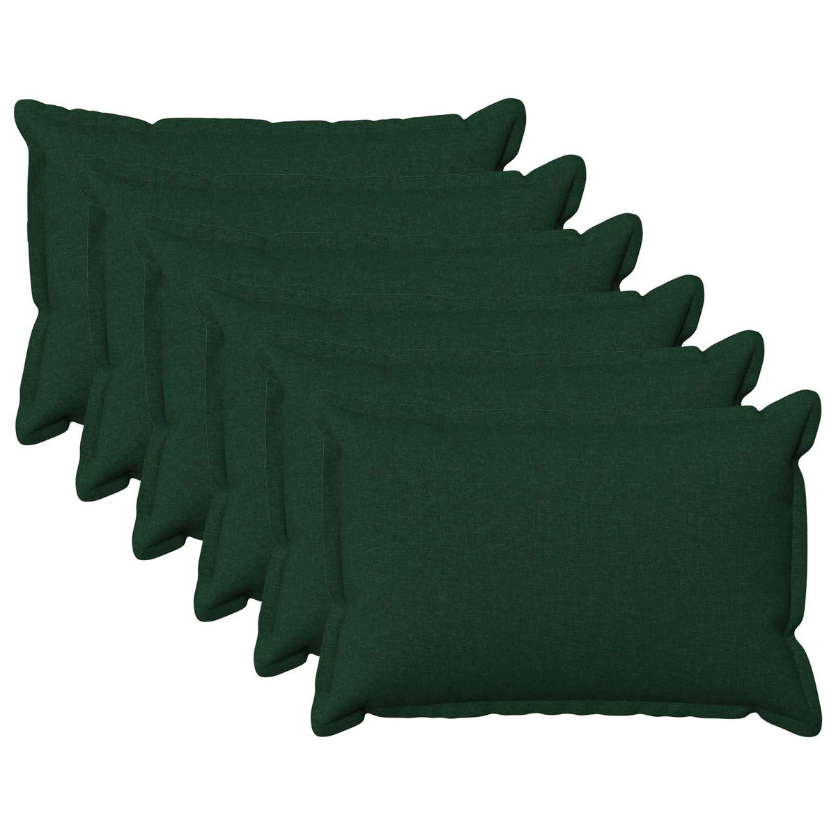 Presvlaka za jastuk 6 pcs HOUTEN Tamnozelena 50 x 70 cm