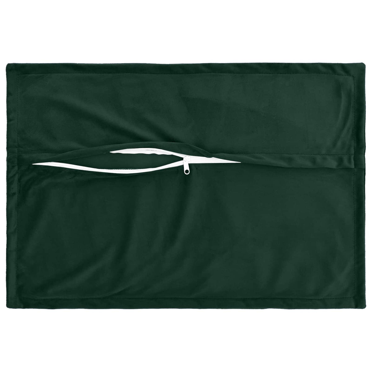 Presvlaka za jastuk 2 pcs HOUTEN Tamnozelena 50 x 75 cm Baršun