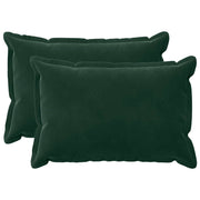 Presvlaka za jastuk 2 pcs HOUTEN Tamnozelena 50 x 75 cm Baršun
