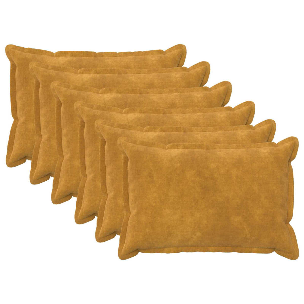 Presvlaka za jastuk 6 pcs HOUTEN Žuta 50 x 75 cm