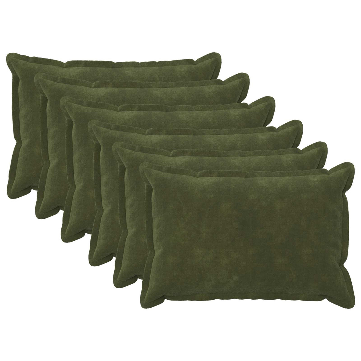 Presvlaka za jastuk 6 pcs HOUTEN Zelena 50 x 75 cm