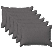 Presvlaka za jastuk 6 pcs HOUTEN Svjetlosiva 50 x 80 cm