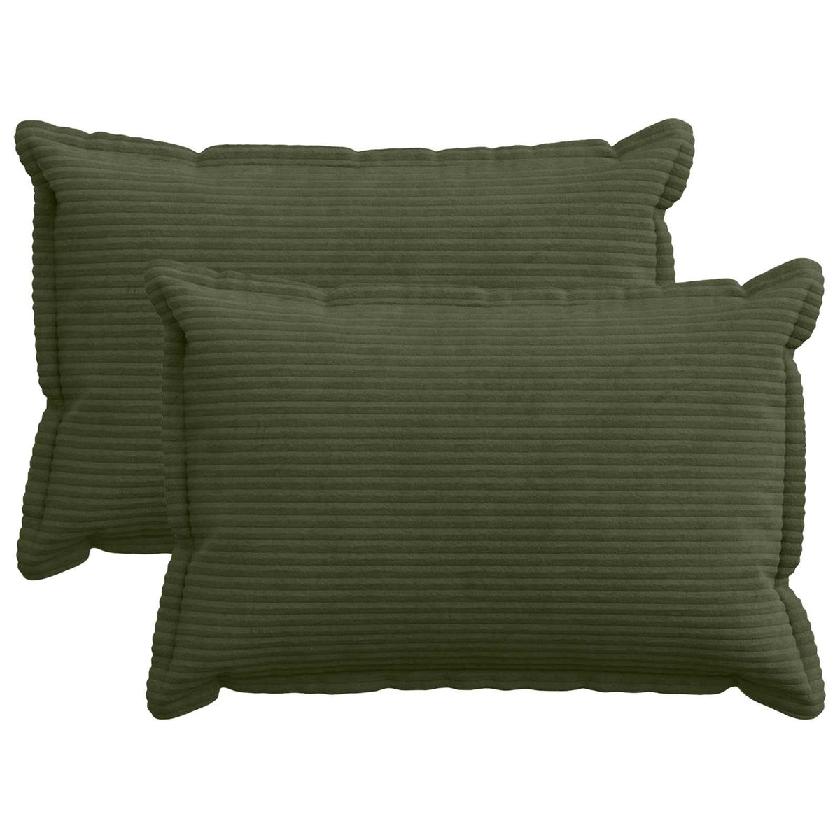 Presvlaka za jastuk 2 kom. HOUTEN Zelena 50 x 80 cm Kord