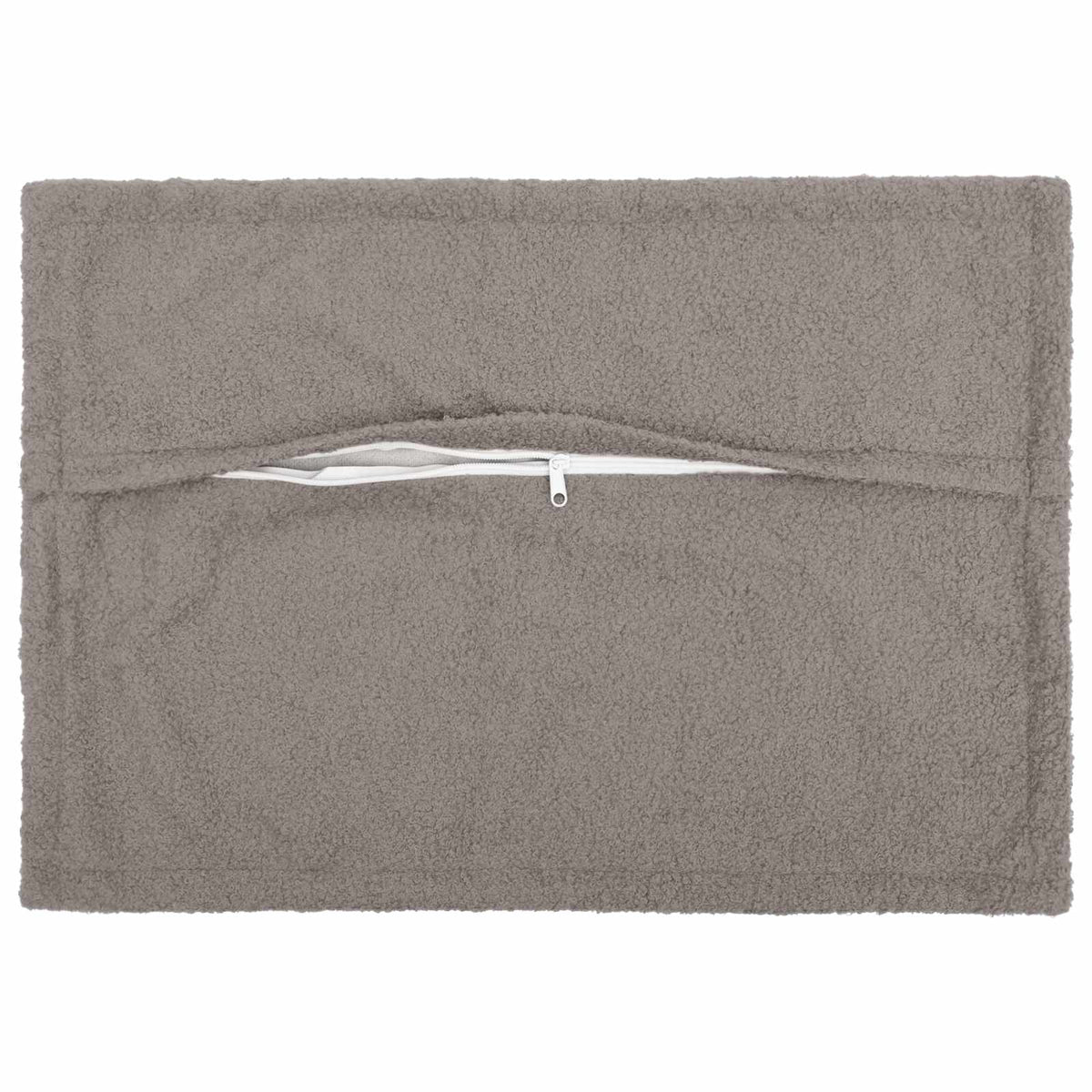Presvlaka za jastuk 2 pcs HOUTEN Svjetlosiva 50 x 80 cm Bouclé