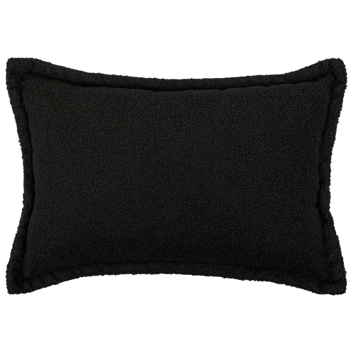 Presvlaka za jastuk 6 pcs HOUTEN Crna 50 x 80 cm Bouclé