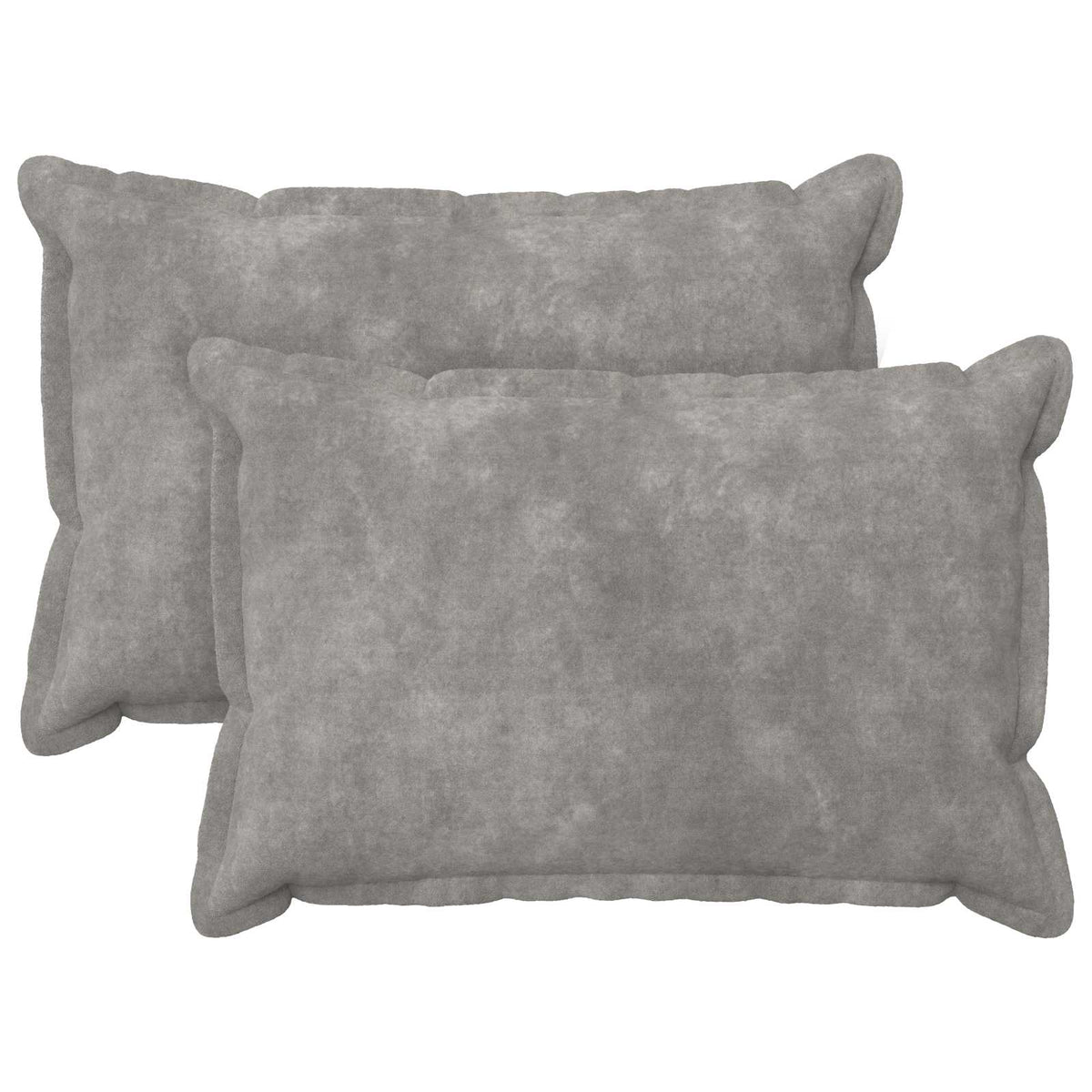 Presvlaka za jastuk 2 pcs HOUTEN Svjetlosiva 50 x 80 cm