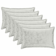 Presvlaka za jastuk 6 pcs HOUTEN Svjetlosiva 50 x 80 cm Flanel