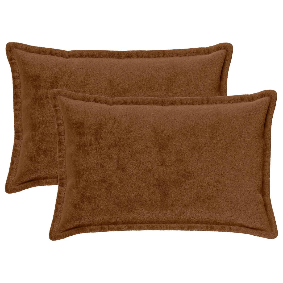 Presvlaka za jastuk 2 pcs HOUTEN Svijetlosmeđa 50 x 80 cm