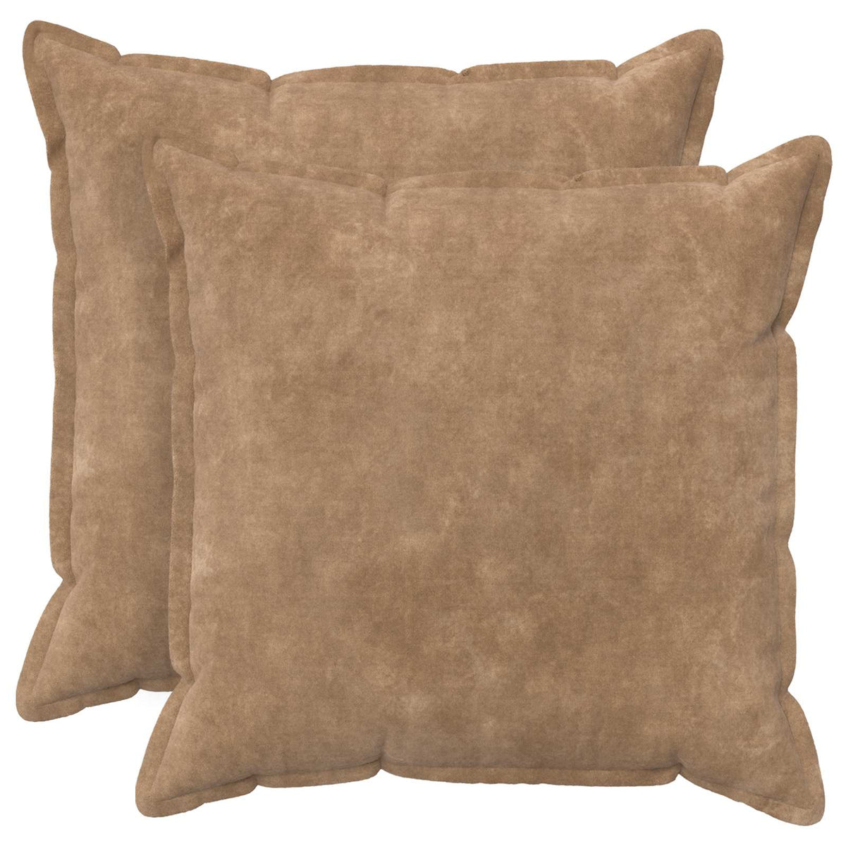 Presvlaka za jastuk 2 pcs HOUTEN Sivosmeđa 55 x 55 cm