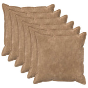 Presvlaka za jastuk 6 pcs HOUTEN Sivosmeđa 55 x 55 cm