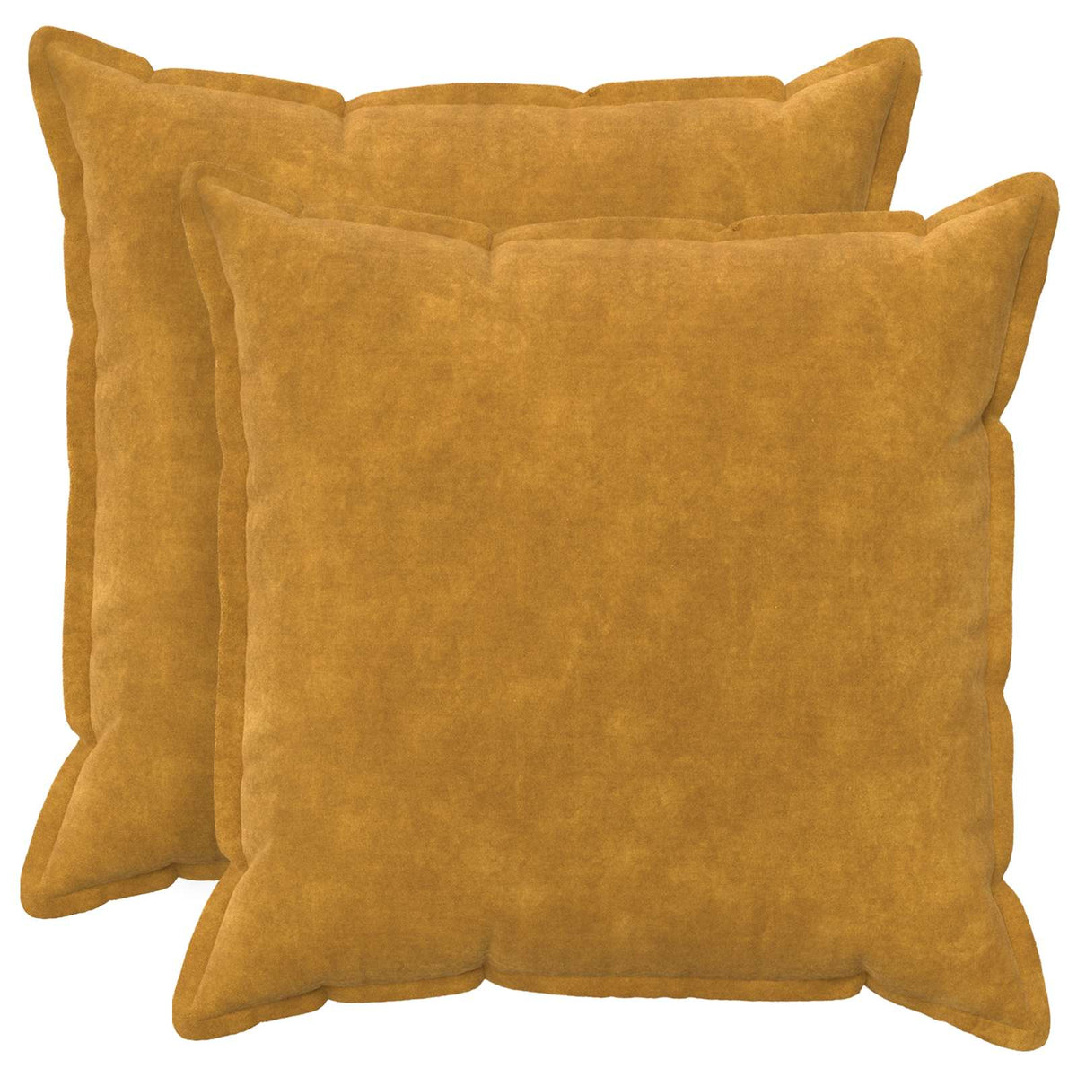 Presvlaka za jastuk 2 pcs HOUTEN Žuta 55 x 55 cm