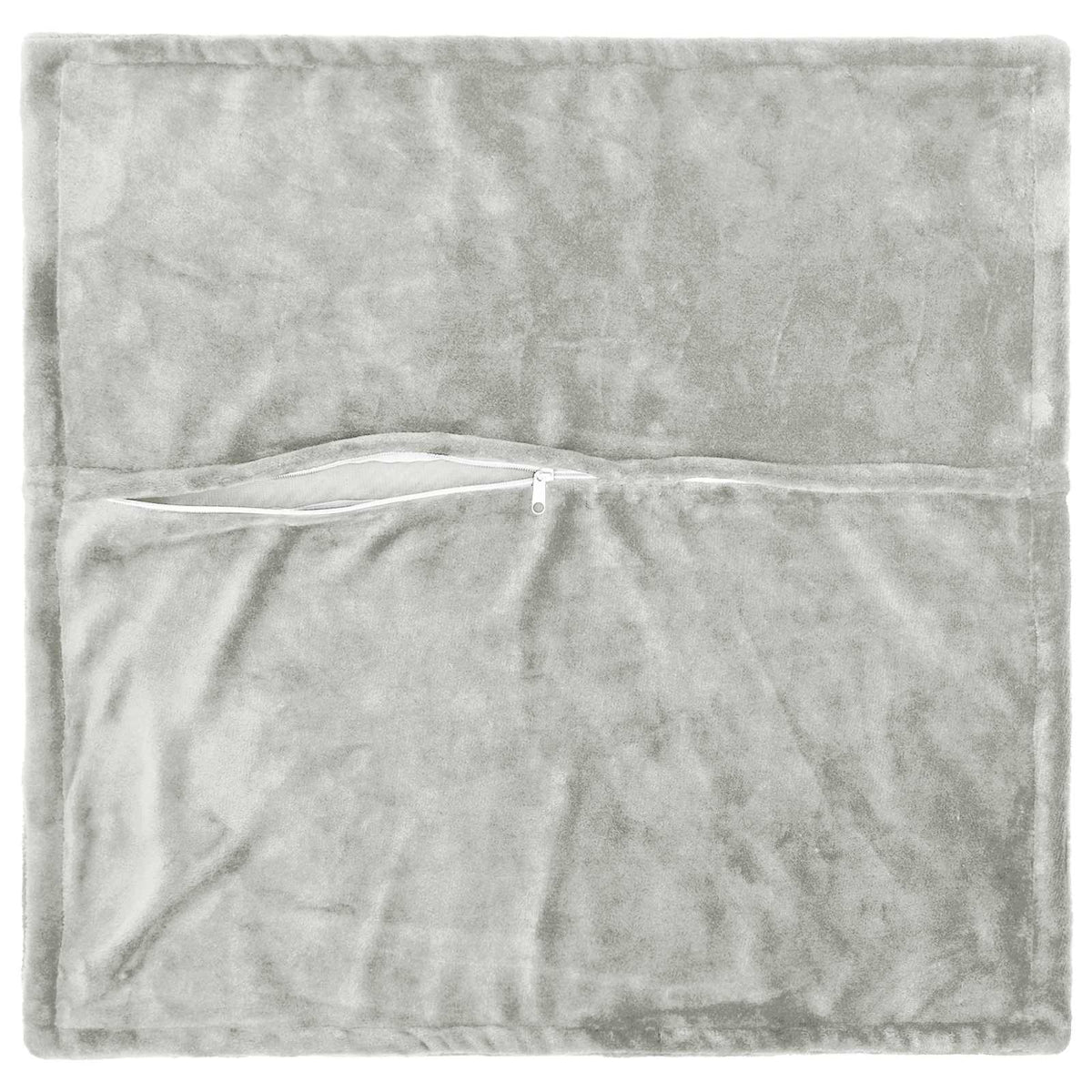 Presvlaka za jastuk 2 pcs HOUTEN Svjetlosiva 55 x 55 cm Flanel