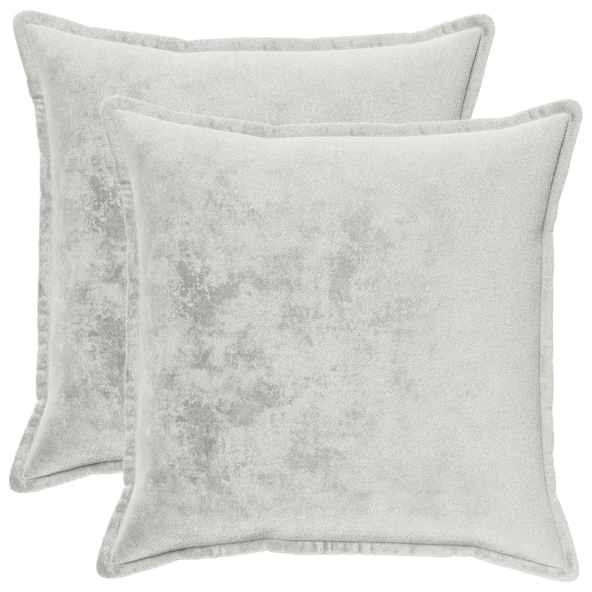 Presvlaka za jastuk 2 pcs HOUTEN Svjetlosiva 55 x 55 cm Flanel