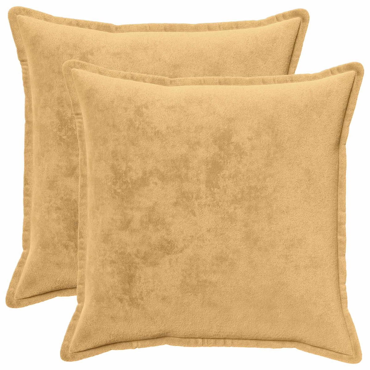 Presvlaka za jastuk 2 pcs HOUTEN Sivosmeđa 55 x 55 cm Flanel