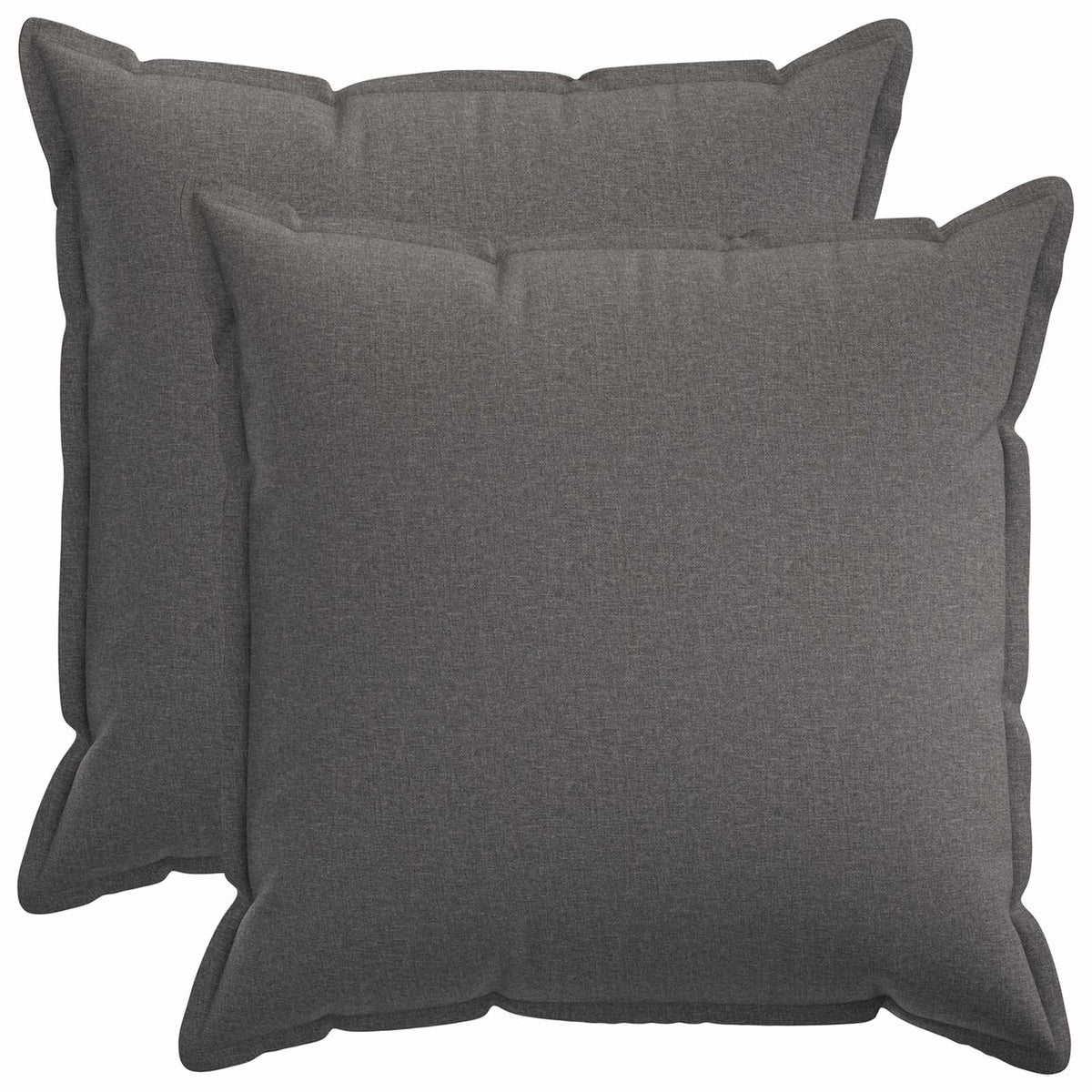Presvlaka za jastuk 2 pcs HOUTEN Svjetlosiva 60 x 60 cm