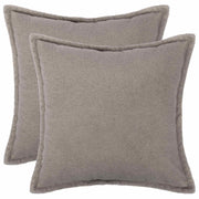 Presvlaka za jastuk 2 pcs HOUTEN Svjetlosiva 60 x 60 cm Bouclé