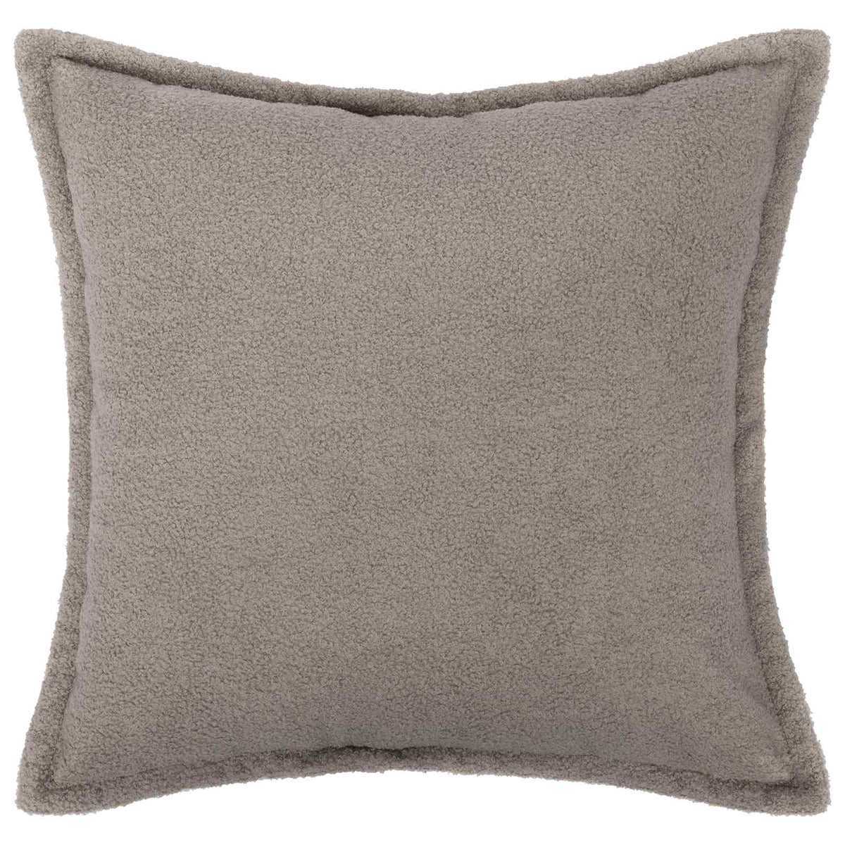 Presvlaka za jastuk 2 pcs HOUTEN Svjetlosiva 60 x 60 cm Bouclé