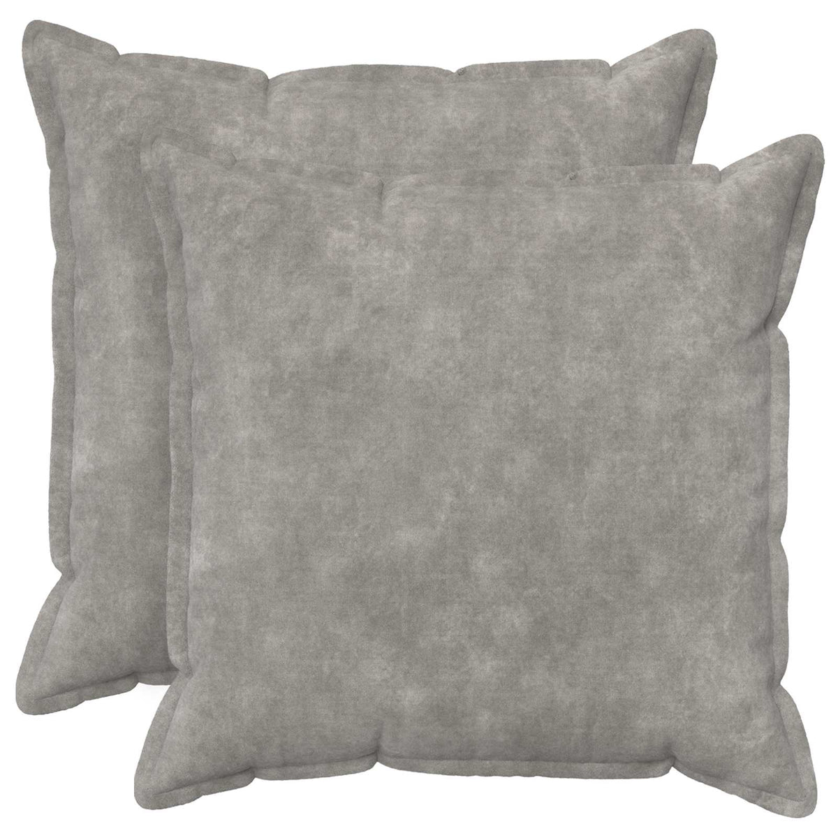 Presvlaka za jastuk 2 pcs HOUTEN Svjetlosiva 60 x 60 cm