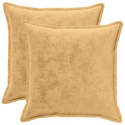 Presvlaka za jastuk 2 pcs HOUTEN Sivosmeđa 60 x 60 cm Flanel