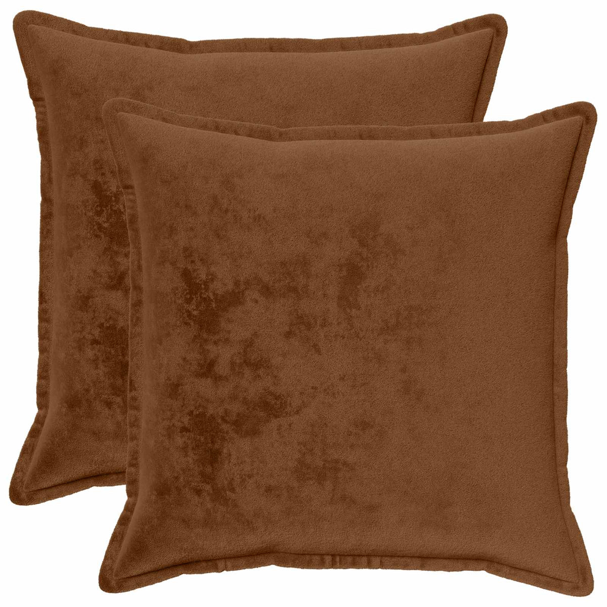 Presvlaka za jastuk 2 pcs HOUTEN Svijetlosmeđa 60 x 60 cm