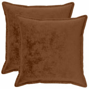 Presvlaka za jastuk 2 pcs HOUTEN Svijetlosmeđa 60 x 60 cm
