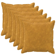 Presvlaka za jastuk 6 pcs HOUTEN Žuta 65 x 65 cm