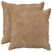 Presvlaka za jastuk 2 pcs HOUTEN Sivosmeđa 70 x 70 cm