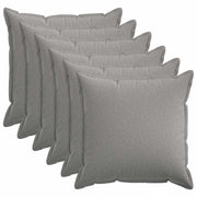 Presvlaka za jastuk 6 pcs HOUTEN Oblačnosiva 80 x 80 cm