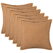 Presvlaka za jastuk 6 pcs HOUTEN Bež 80 x 80 cm Bouclé