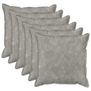 Presvlaka za jastuk 6 pcs HOUTEN Svjetlosiva 80 x 80 cm