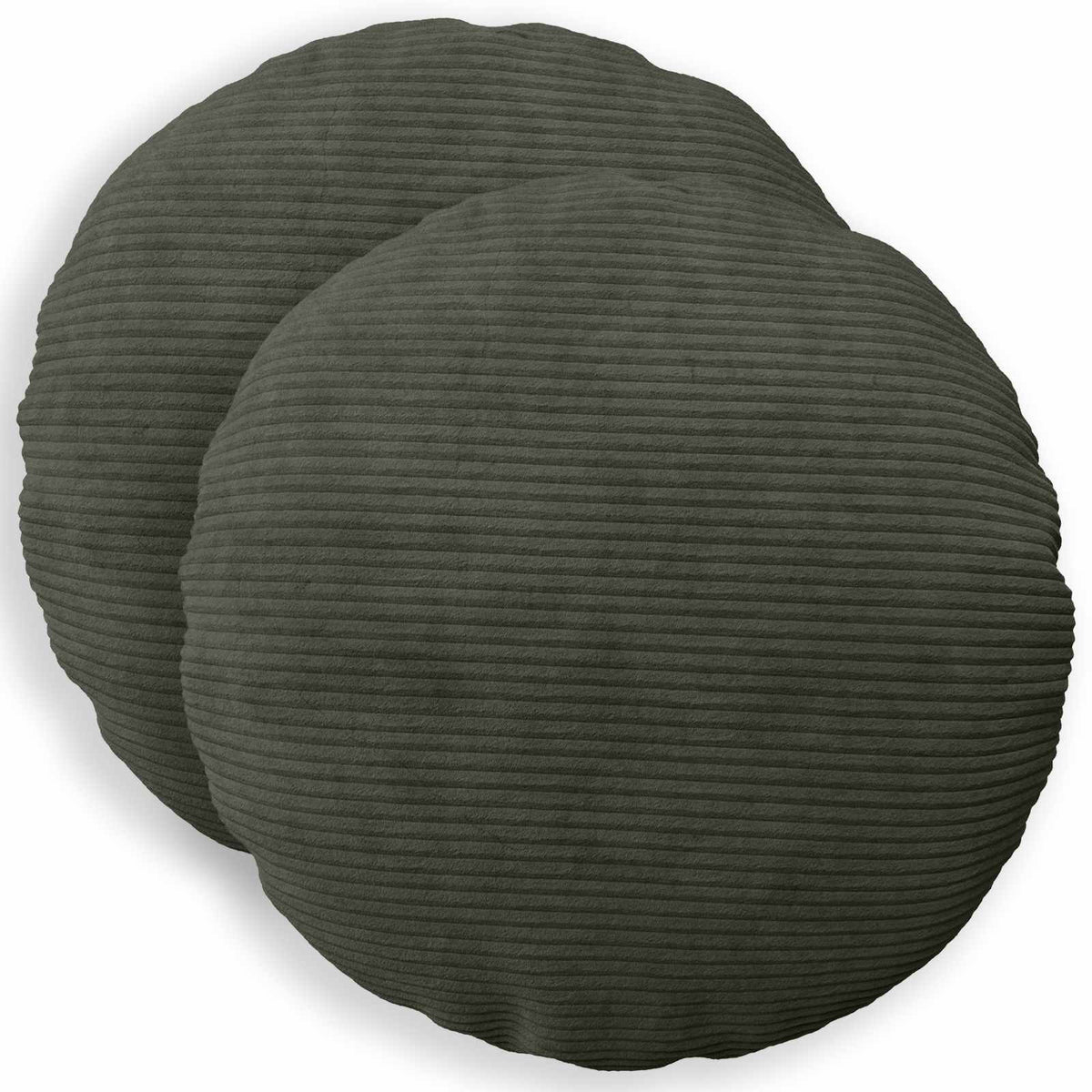 Presvlaka za jastuk 2 pcs HEERLEN Antracit Ø 30 cm Kord