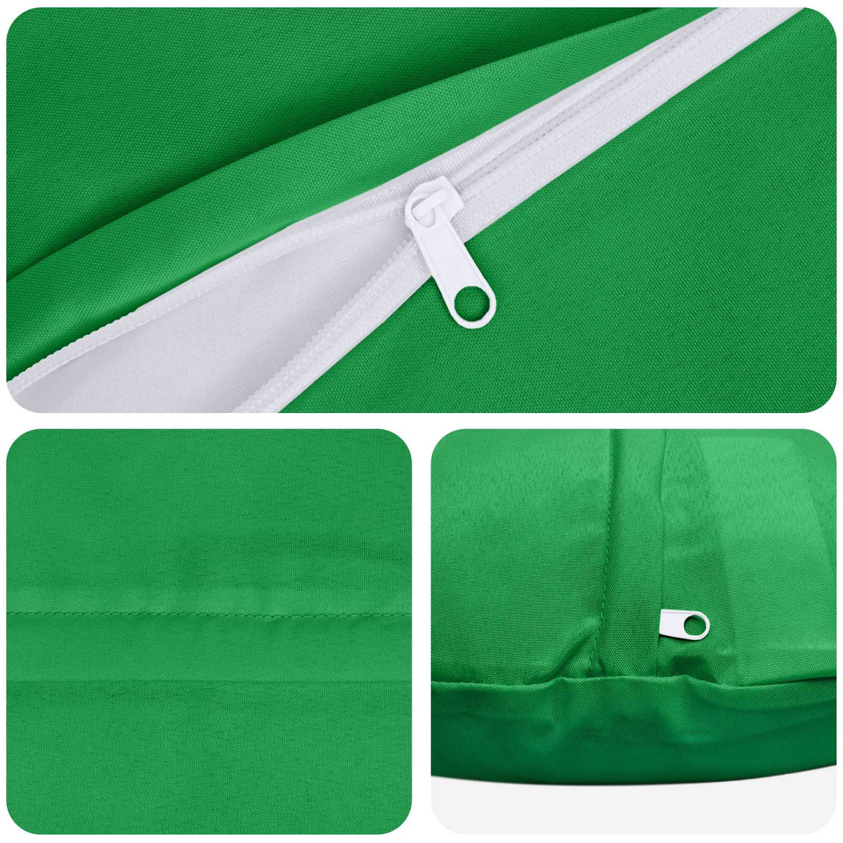 Presvlaka za jastuk 2 pcs HEERLEN Zelena Ø 30 cm Poliester