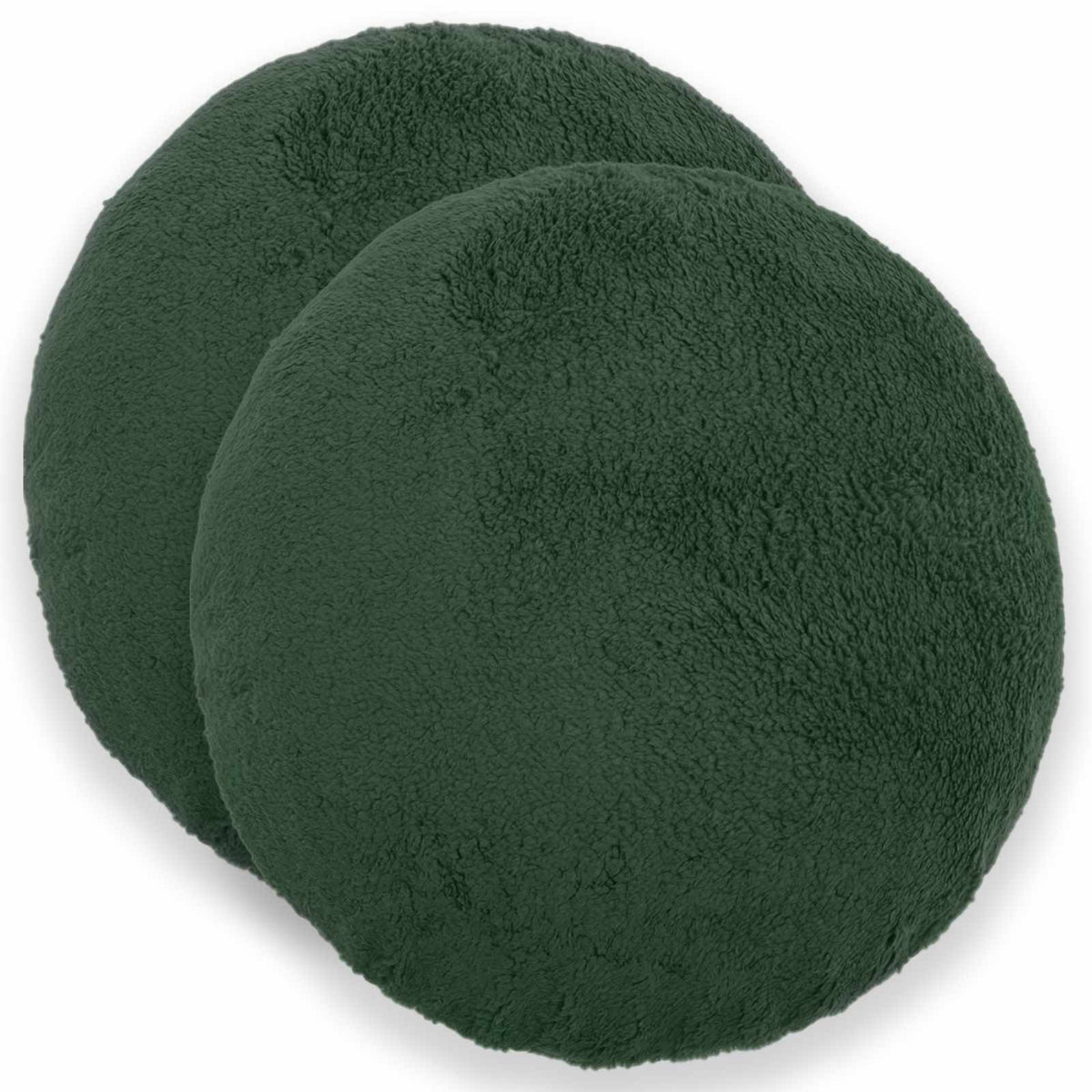 Presvlaka za jastuk 2 pcs HEERLEN Tamnozelena Ø 30 cm Bouclé