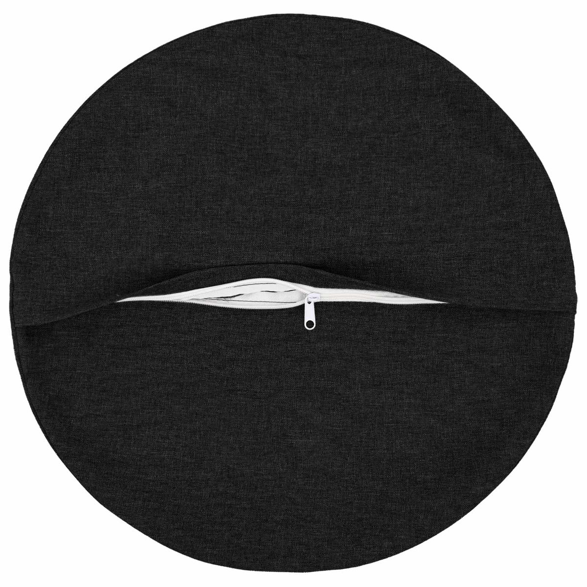 Presvlaka za jastuk 2 pcs HEERLEN Crna Ø 40 cm