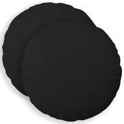 Presvlaka za jastuk 2 pcs HEERLEN Crna Ø 40 cm