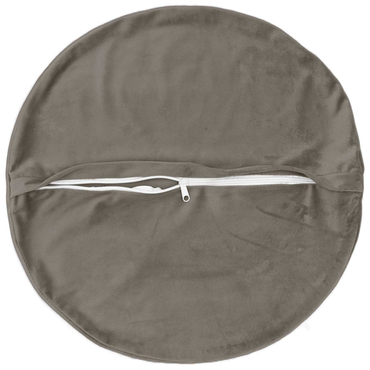 Presvlaka za jastuk 2 pcs HEERLEN Svjetlosiva Ø 40 cm Baršun