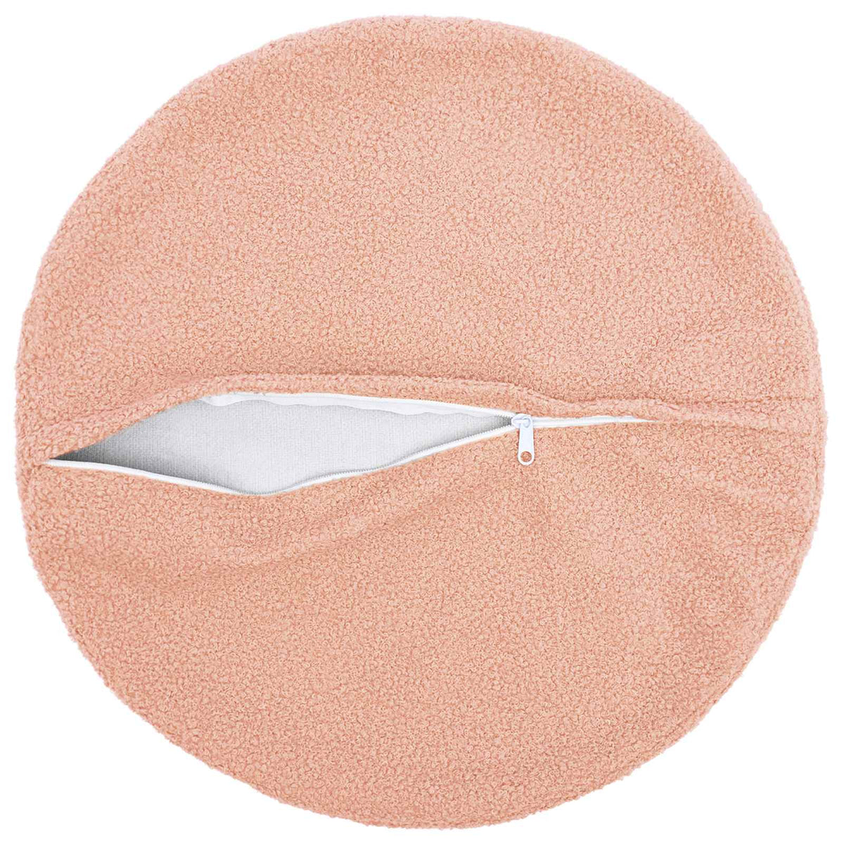 Presvlaka za jastuk 6 pcs HEERLEN Ružičasta Ø 40 cm Bouclé
